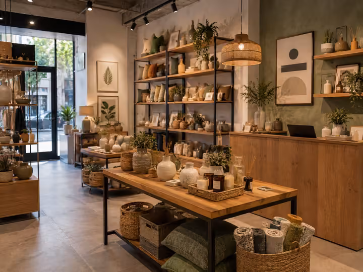 Comerciante envolviendo un producto para un cliente